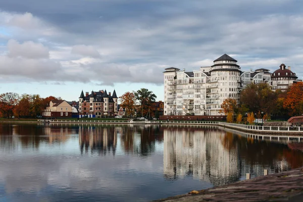 October 2017 Embankment Kaliningrad Picturesque Landscape — Stock Photo, Image