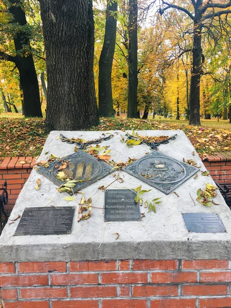 October 2017 Monument Kaliningrad Amulet Sobriety — Stock Photo, Image