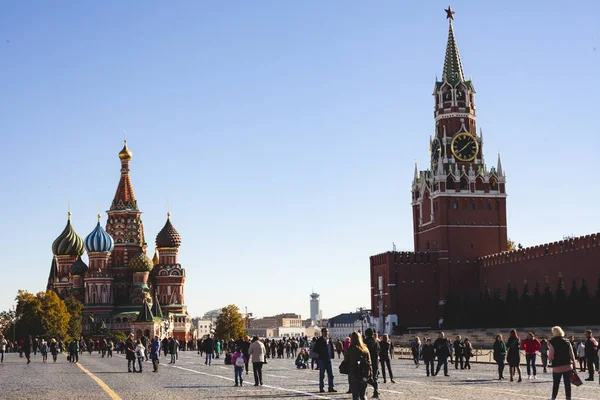 Outubro 2018 Praça Vermelha Moscou — Fotografia de Stock
