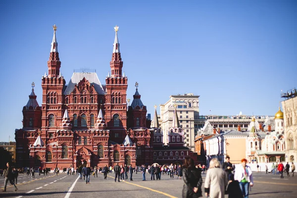 Outubro 2018 Praça Vermelha Moscou — Fotografia de Stock