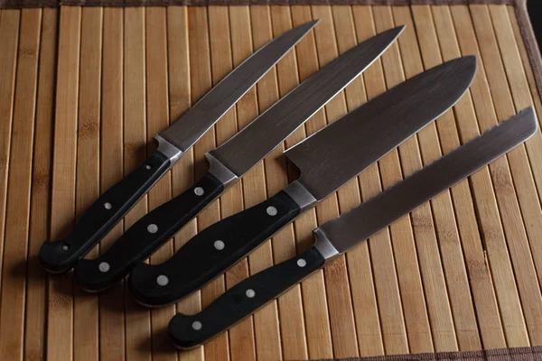 Still Life Cutlery Knives — Stock Photo, Image