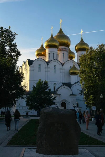 September 2018 Jaroslawl Die Kirche Auf Dem Pfeil Touristen Sehen — Stockfoto