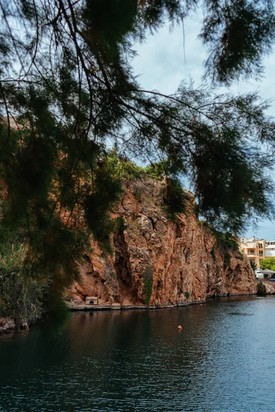 Lago Voulismeni Agios Nikolaos Creta Grecia — Foto Stock