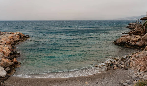 Mar Lavando Isla Creta Grecia — Foto de Stock