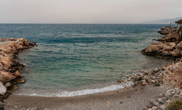 Mar Lavando Isla Creta Grecia — Foto de Stock