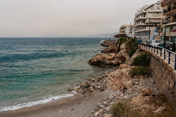 Mar Lavando Isla Creta Grecia — Foto de Stock