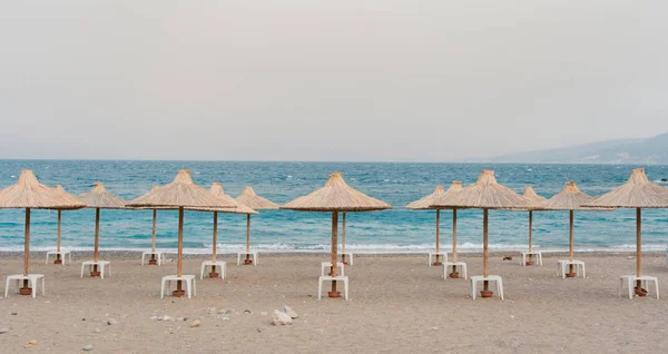 Vistas Mar Montaña Desde Playa — Foto de Stock