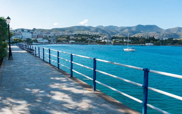 Mar Barco Isla Creta — Foto de Stock