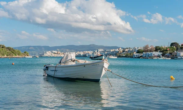Mare Barca Isola Creta — Foto Stock