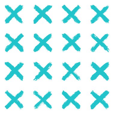 Dikişsiz desen fırça darbeleriyle kullanma yaratılmıştır. Arka plan bir haç veya silme işareti şeklinde elemanları ile. Bir vektör çizim kaydedilen tasarım grafik öğesi