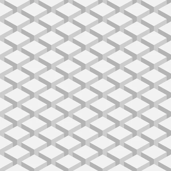 Modèle Sans Couture Avec Des Cubes Effet Perspective Fond Abstrait — Image vectorielle