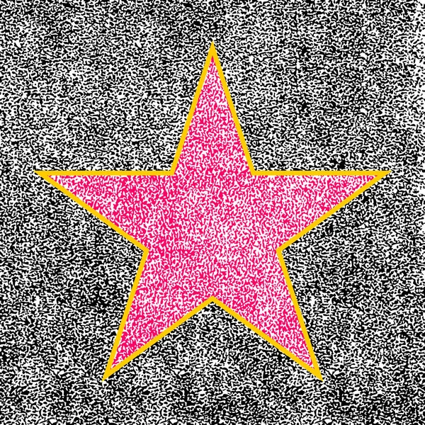 Αστέρι Από Hollywood Walk Fame Αυτό Στοιχείο Γραφικού Σχεδιασμού Αποθηκεύεται — Διανυσματικό Αρχείο