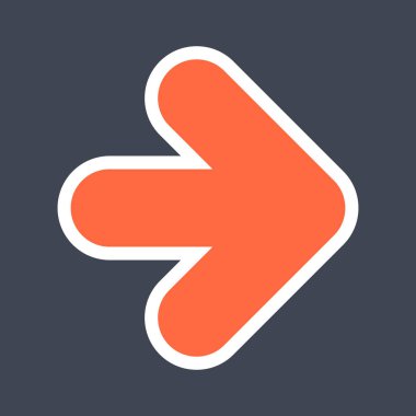 Ok işareti bir etiket simgesi Beyaz anahat ile hazırlandı. Düz tarzda kırmızı Gezinti simgesi. Tasarım grafik öğesi bir vektör çizim Eps dosya biçiminde kaydedilir.