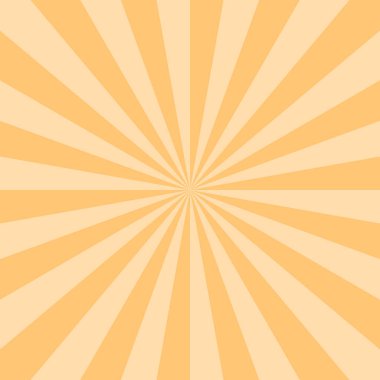 Sarı soyut güneş patlaması ya da boş güneş ışınları. Boş retro vintage arkaplan kare boyutunda tasarlandı. Tasarım grafik ögesi EPS dosya biçiminde bir vektör illüstrasyonu olarak kaydedilir.