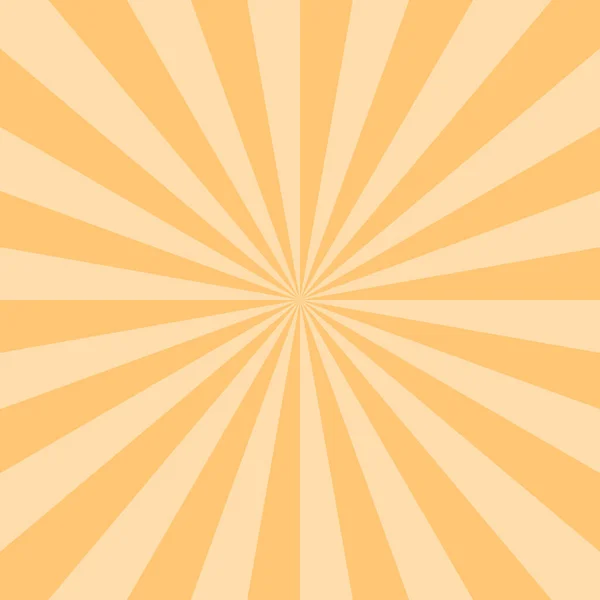 黄色の抽象的な太陽の光や太陽の光が空の背景 正方形サイズで設計されたブランクレトロヴィンテージの背景 デザイングラフィック要素は Epsファイル形式でベクトル図として保存されます — ストックベクタ