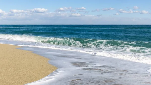 Itália Água Mar Calabria Praia Com Vista Para Mar Paisagem — Fotografia de Stock