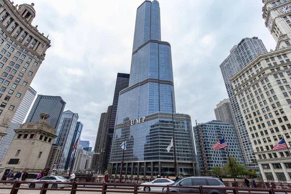 Май 2019 Usa North America Chicago Сша Здание Небоскреб Архитектура — стоковое фото