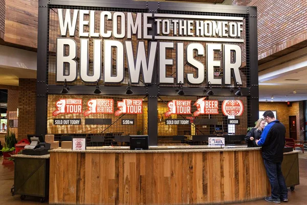 Usa Louis Missouri May2019 Pivní Továrna Anheuser Busch — Stock fotografie
