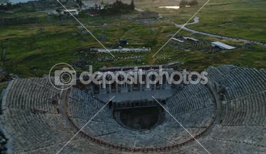 pamukkale Türkiye'deki antik amfitiyatro