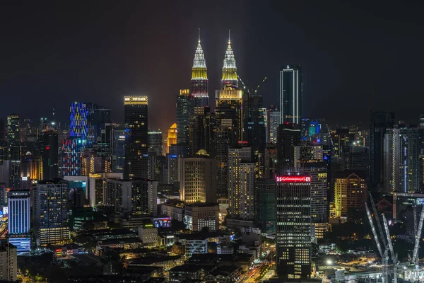 Kuala Lumpur Malaysia August 2019 Beautiful Aerial View Kuala Lumpur — Stock Photo, Image