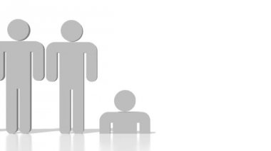 3D insan karakterleri - ayakta kalabalık, bireysellik, diğer işle ilgili konular dışında kariyer, insan kaynakları gibi konular için büyük.