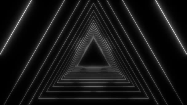 Animación Fondo Triangular Abstracto — Vídeo de stock