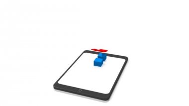 3D Animasyon / 3d render - iş diyagram / grafik.