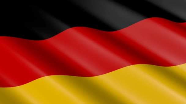 Weaving Material Flag Germany Animation — 图库视频影像