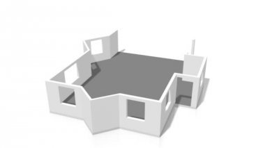 3D ev yapımı - büyük şantiye gibi konular için / mimari vb.