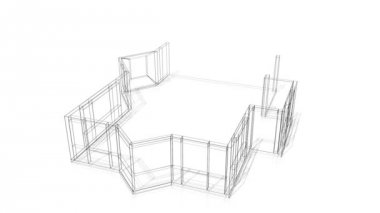 3D ev yapımı - tel çerçeve