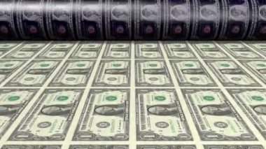Yazdırma bir dolar faturaları (önden görünüm) - gibi konular için büyük iş, finans vb.