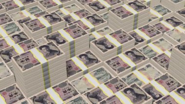 Harika iş gibi konular finans için bin yen banknotlar - yığılmış vb.