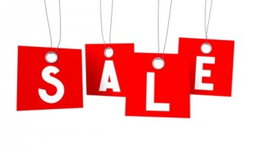 Satılık hangtags - 3d render / 3d animasyon