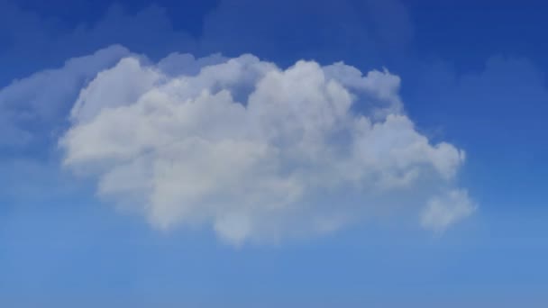 Ciel bleu, nuages blancs - voler dans le ciel .