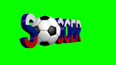 3D Animasyon / 3d render - Rusya 2018 Futbol Şampiyonası.