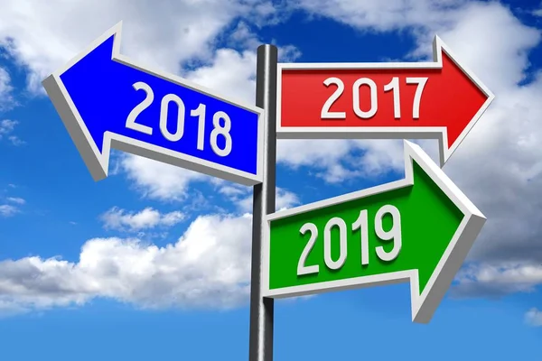 2019 Yeni Yıl konsepti - tabela