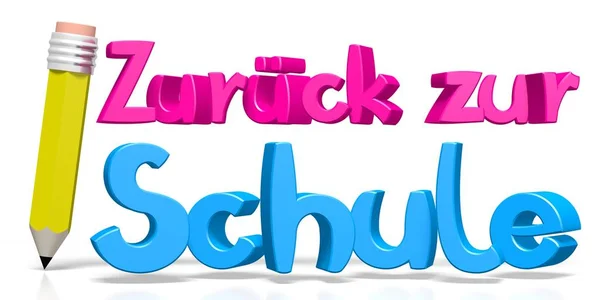 Back to school (English)/ Zuruck zur Schule (German)