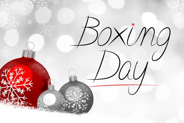 Boxing Day Illustration Great Topics Christmas Sale Discount Etc — Stock Photo, Image
