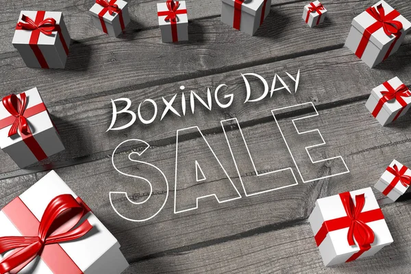 Boxing Day sale illustration - great for topics like Christmas sale/ discount etc.