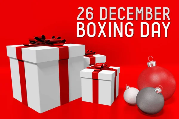 Diciembre Día Boxeo Venta Navidad — Foto de Stock