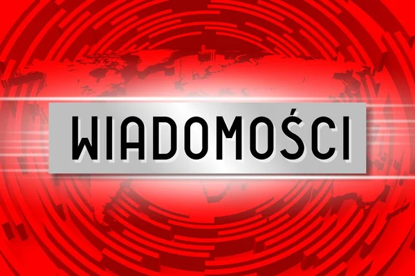 Últimas Noticias Wiadomosci Polaco Noticias Inglés — Foto de Stock