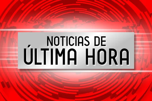 Breaking News Noticias Ultima Hora Spanish Breaking News English — Stock Photo, Image