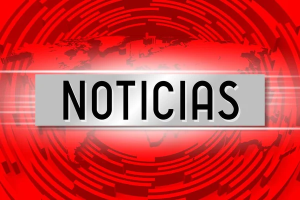 Notícias Última Hora Noticias Espanhol Notícias Inglês — Fotografia de Stock