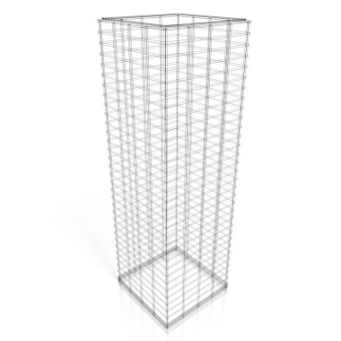 3D ofis binası - Tel kafes