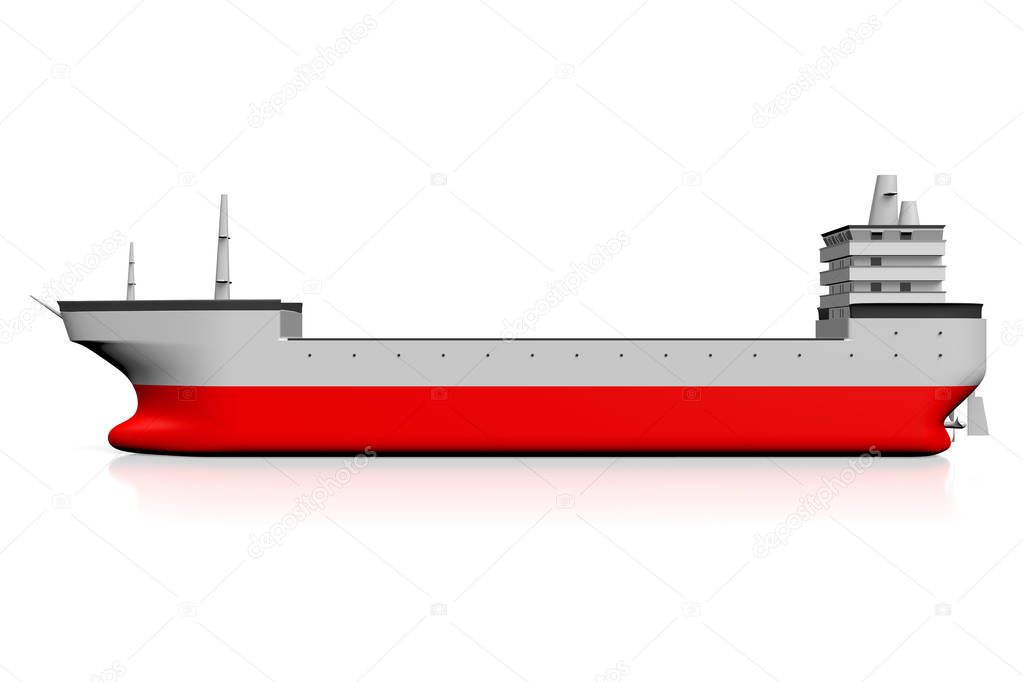 3D tanker/ ship - great for topics like freight transportation etc.