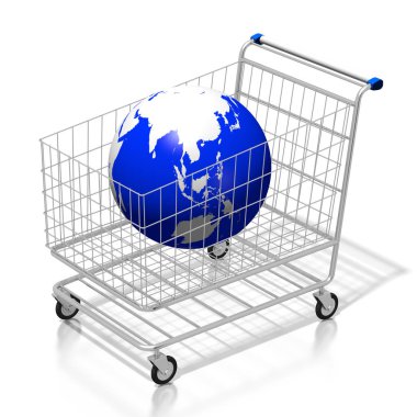 3D alışveriş sepeti, Earth - büyük online benzeri konular için vb alışveriş.