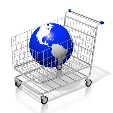 3D alışveriş sepeti, Earth - büyük online benzeri konular için vb alışveriş.