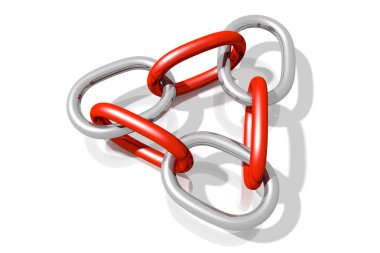 3D zincir - büyük eksik gibi konular için bağlantı, bağlantı vb.