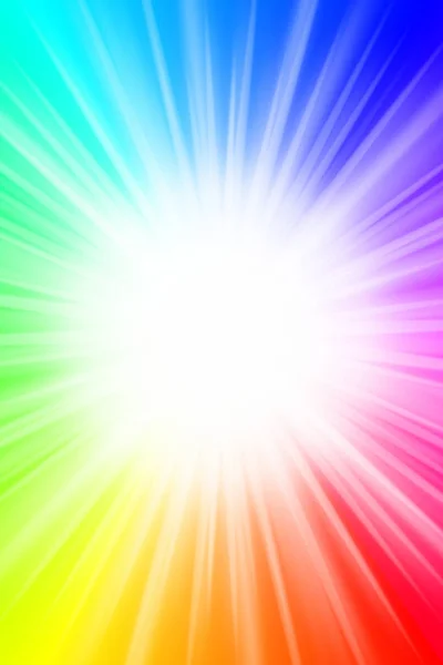 Abstrakt Bakgrund Rainbow Explosion — Stockfoto