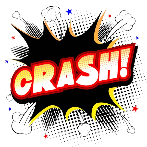İllüstrasyon - crash siyah ve sarı patlama, beyaz arka plan